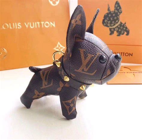 lv dog keychain